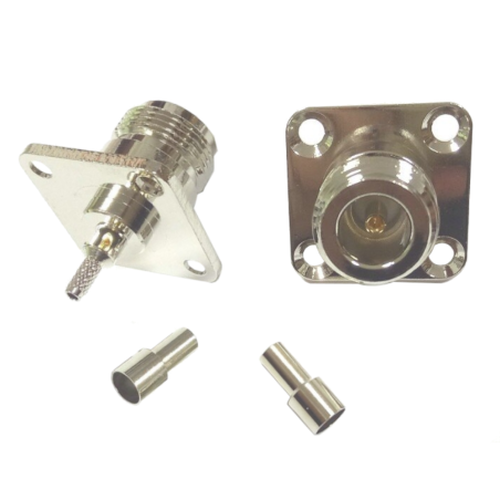 Gniazdo N do obudowy CHASSIS RG174