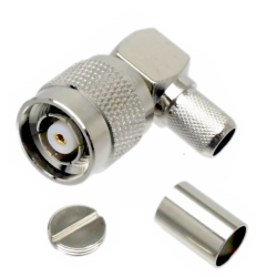 Złącze wtyk TNC-RP KĄTOWY na kabel LMR300 