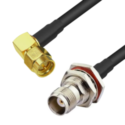 Kabel SMA wtyk RA / TNC gniazdo BH RG223U 50cm