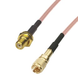 Kabel do akcelerometru MICRODOT / gn.-wt. RG316 1m