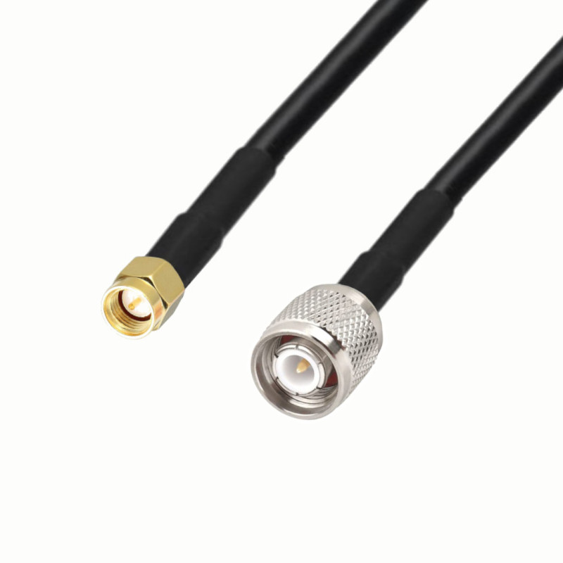 Kabel antenowy SMA wtyk / TNC wtyk RF5 25m