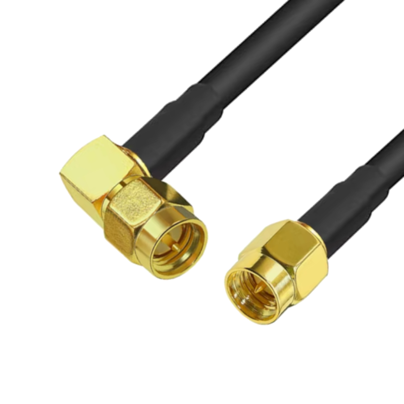 Kabel antenowy SMA wtyk / SMA wtyk RA LMR240 5m